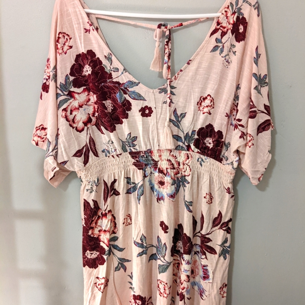 Jessica Simpson Maternity Top, Pink Floral, Small